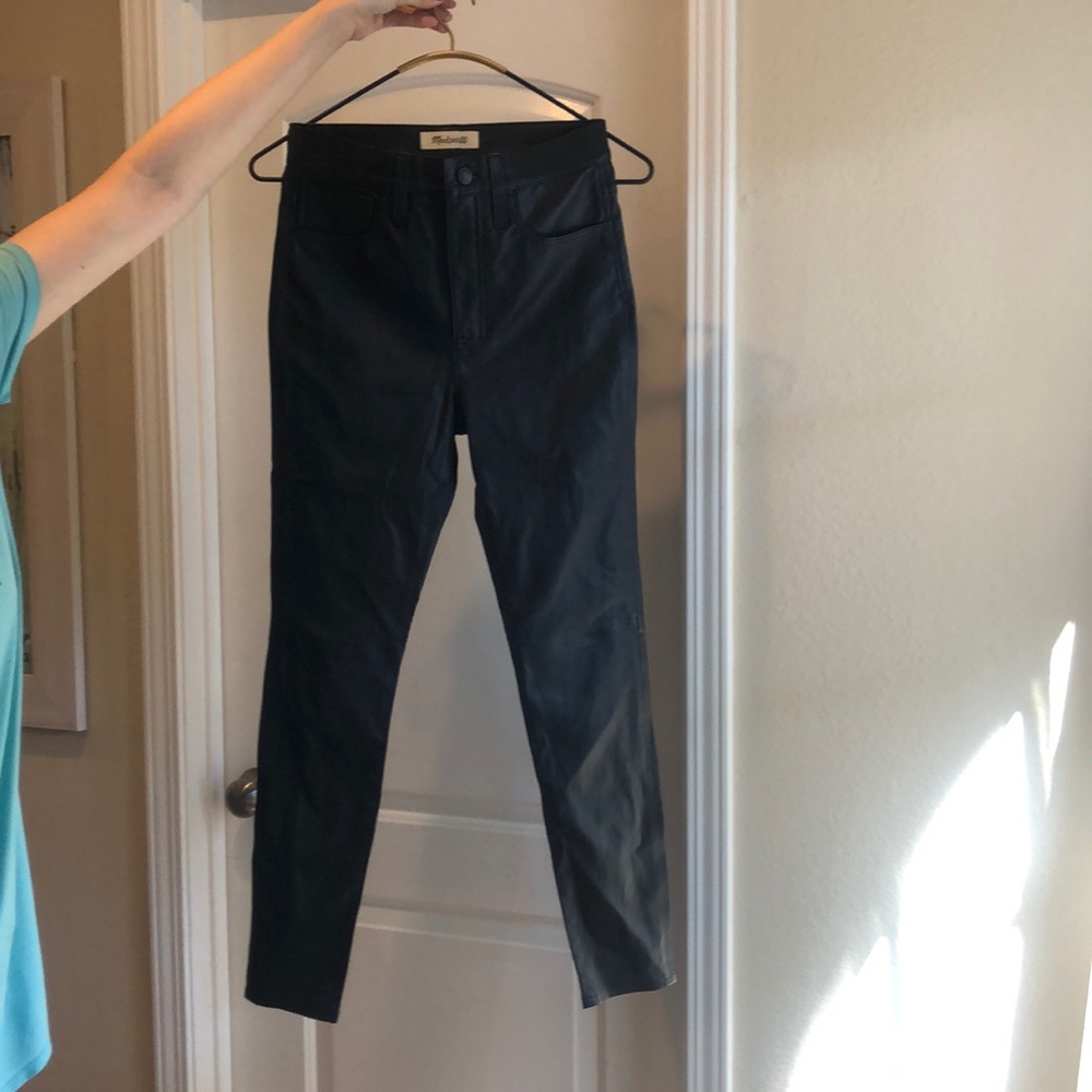 Madewell leather pants